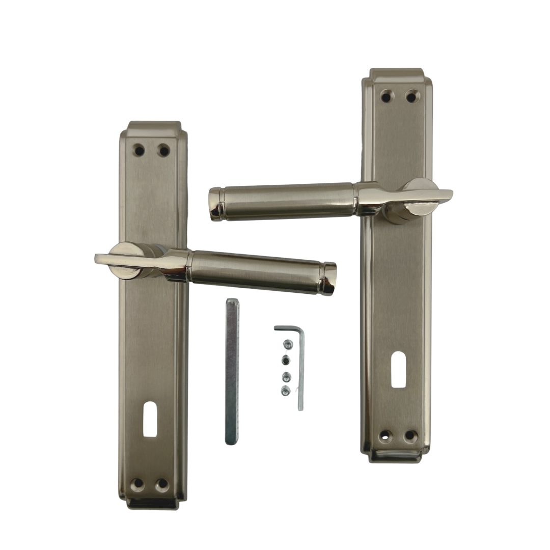 Hira Verda Nikel Saten Aynalı Kapı Kolu