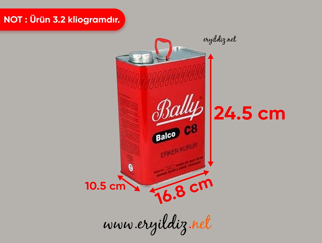 Bally Mobilya Ahşap Yapıştırıcı 3200 gr Eryıldız HIrdavat
