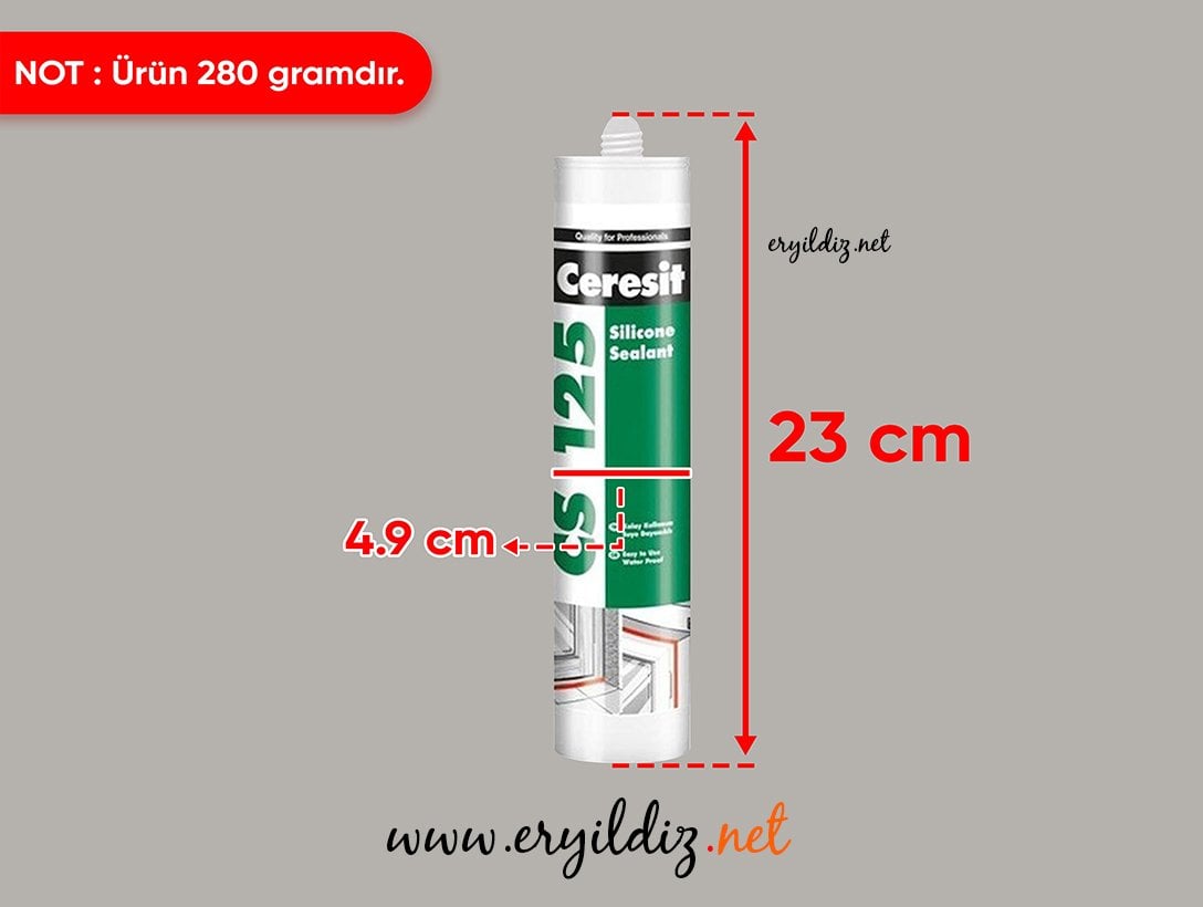 Ceresit Silikon 280 ML Eryıldız Hırdavat