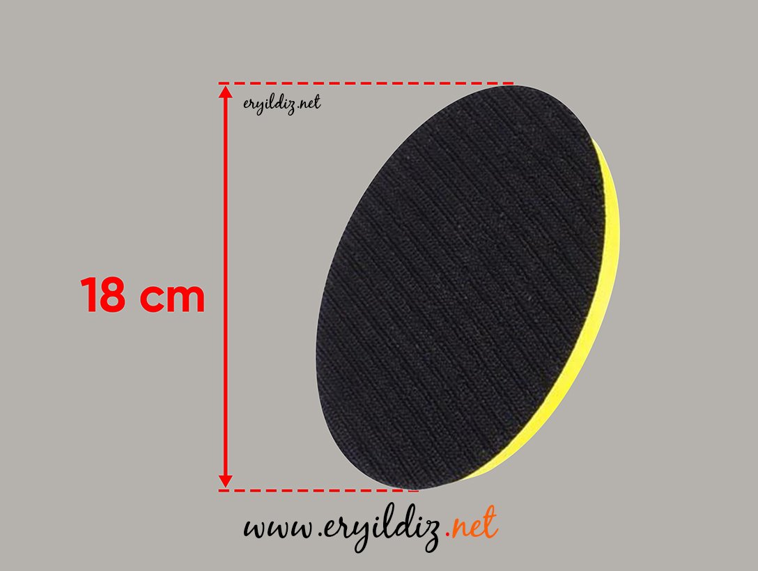 Cırt Zımpara Tabanı 180 mm Eryıldız Hırdavat