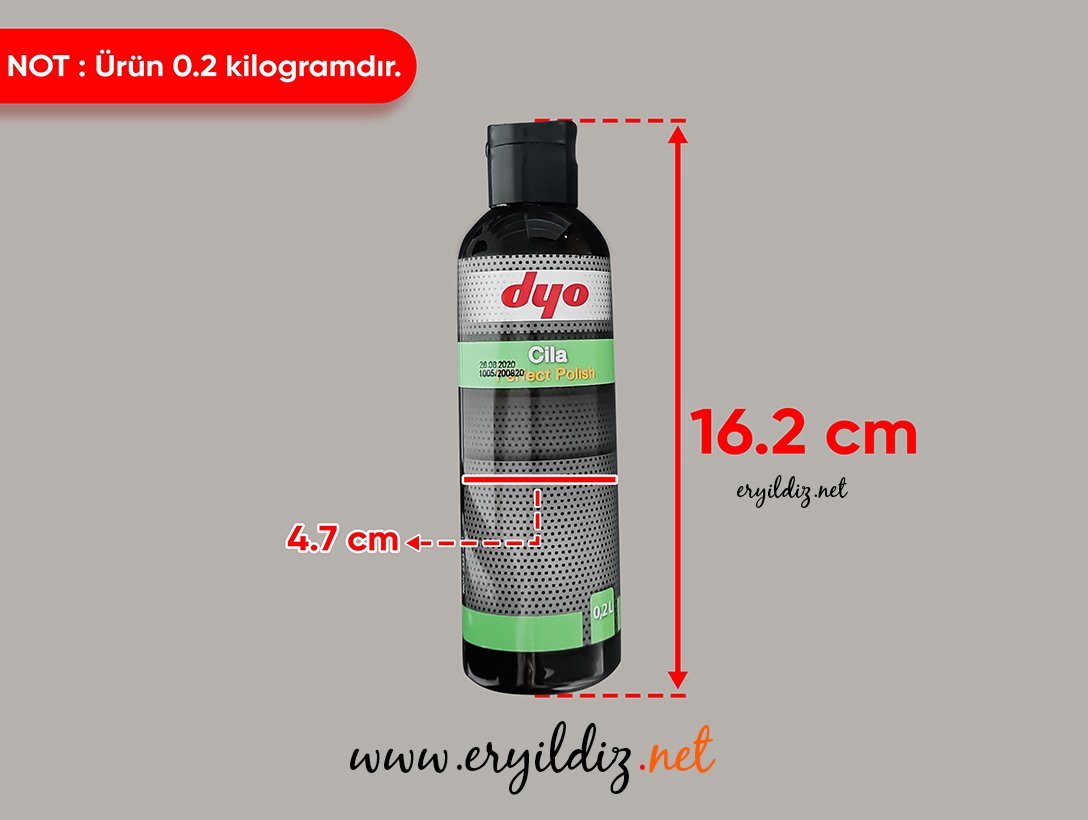 Dyo Pasta Cila 0.2 Litre Eryıldız Hırdavat 