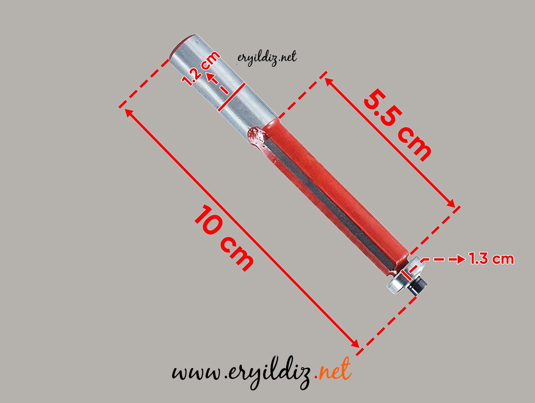 Kohertz No: 2-D Pvc Temizleme Bıçağı 12 mm Çapında Eryıldız Hırdavat