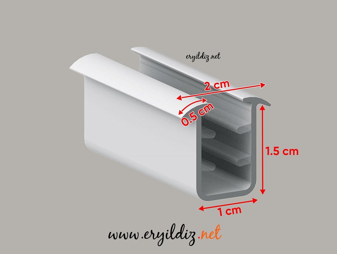 Mepa F.SC - 7 Alt Cam Kenar Fitili 3 Metre Eryıldız Hırdavat 