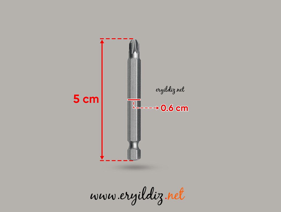 Spax PZ2 Yıldız Bist Uç 50 mm Eryıldız Hırdavat