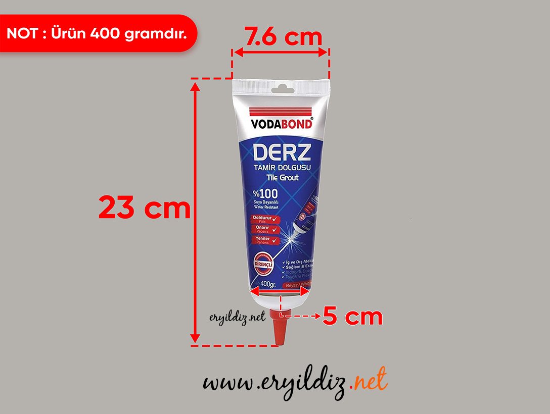 Vodabond Hazır Derz Dolgu 400 gr Eryıldız Hırdavat