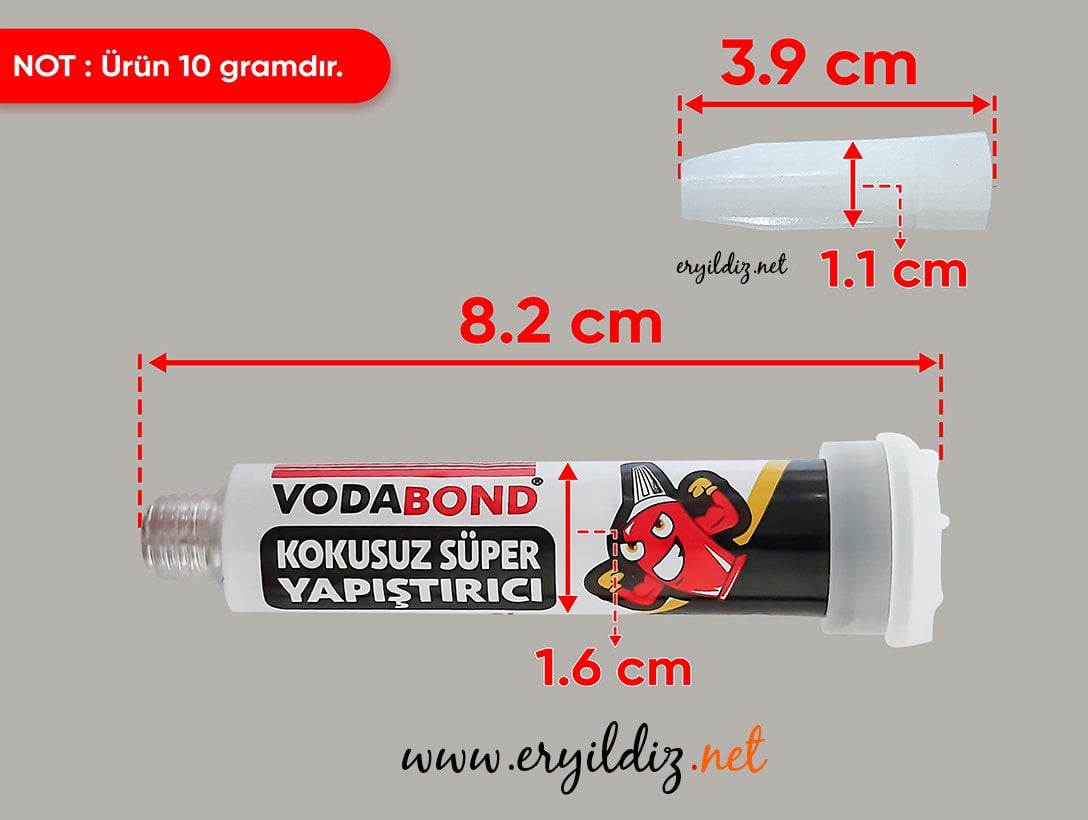 Vodabond Kokusuz Hızlı Yapıştırıcısı 10 gr Eryıldız Hırdavat