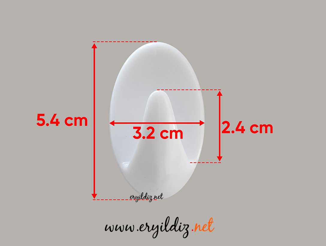 Vodaseal İz Bırakmayan Askı Beyaz Eryıldız Hırdavat 