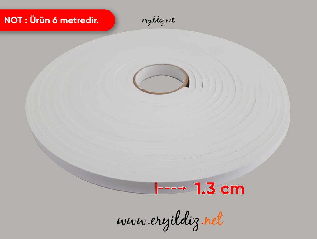 Vodaseal İzolasyon Köpük Bandı 10mmx6mt Beyaz Eryıldız HIrdavat