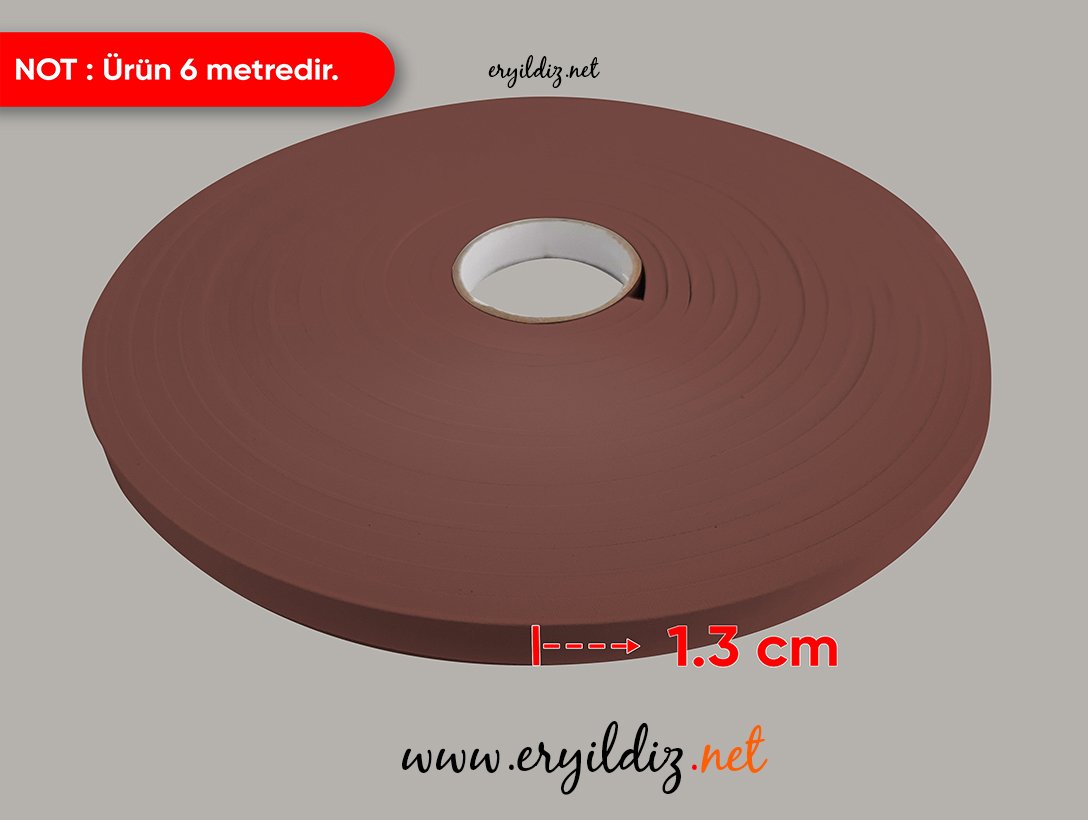 Vodaseal İzolasyon Köpük Bandı 10mmx6mt Kahve Eryıldız HIrdavat