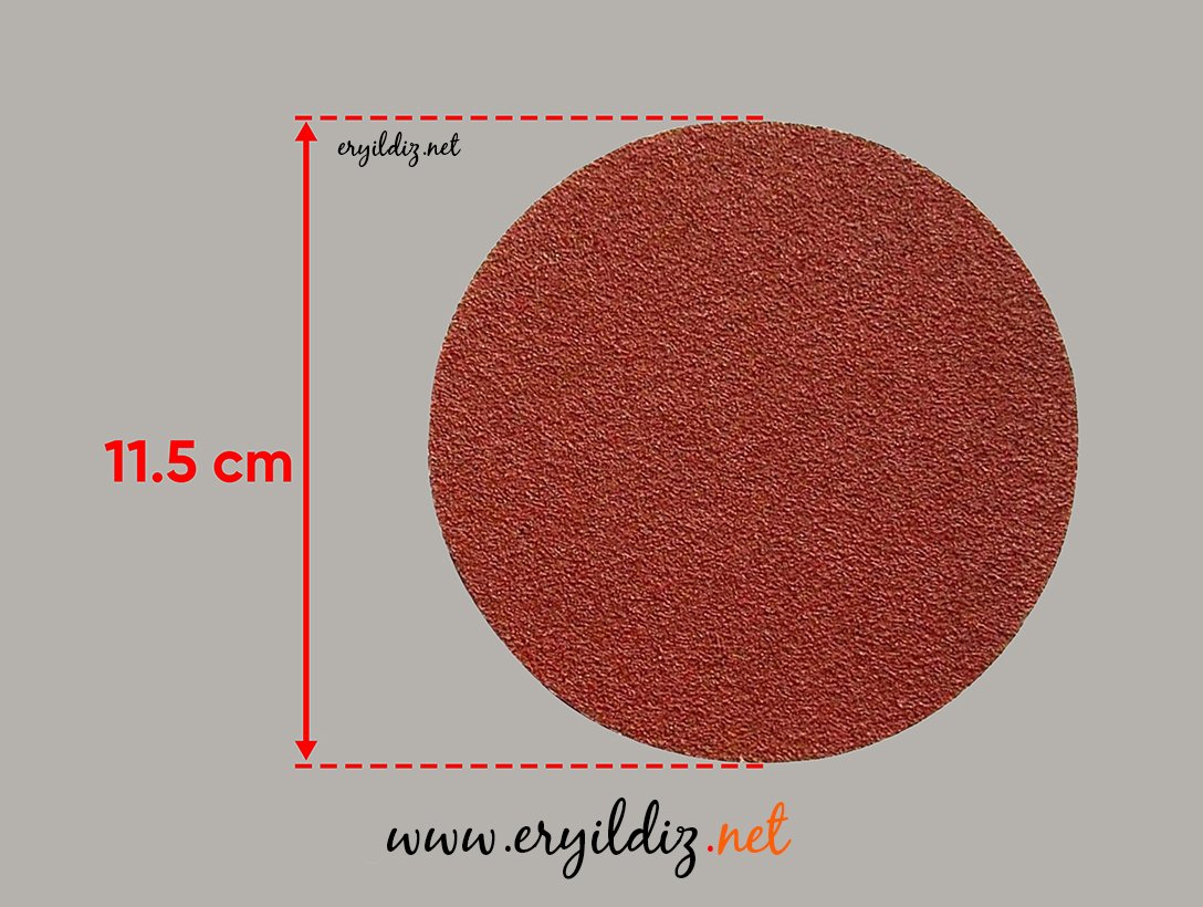 Yapışkanlı Cırt Zımpara 115 mm Eryıldız Hırdavat