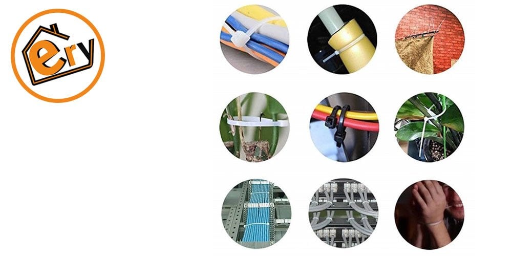 Kablo Bağı Beyaz Plastik Cırt Kelepçe Eryıldız Hırdavat