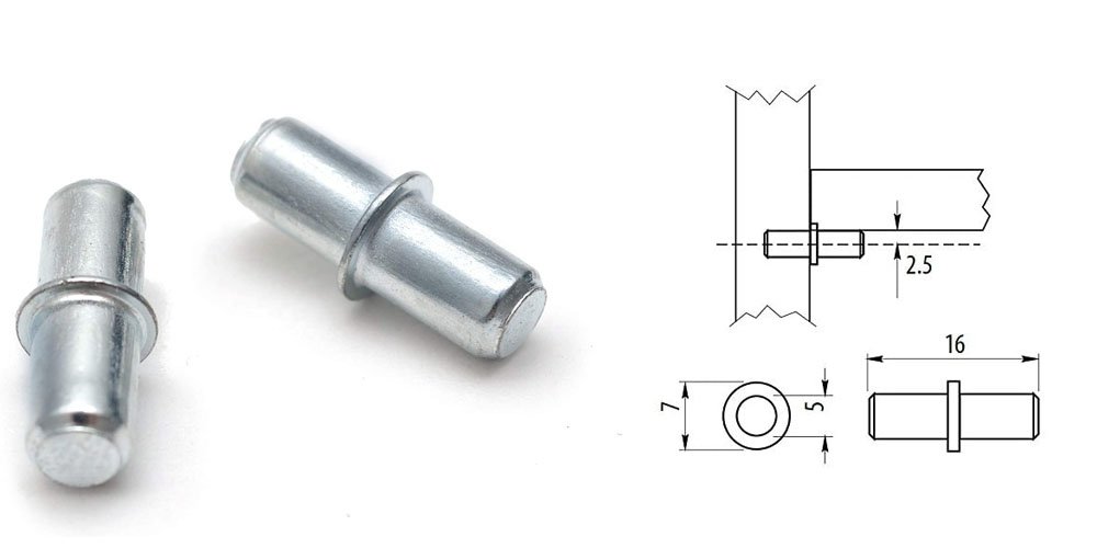 Metal Pim 5 X1 6 mm