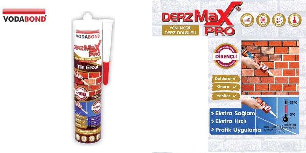 Vodabond Derzmax Pro Derz Dolgusu 480 gr Beyaz