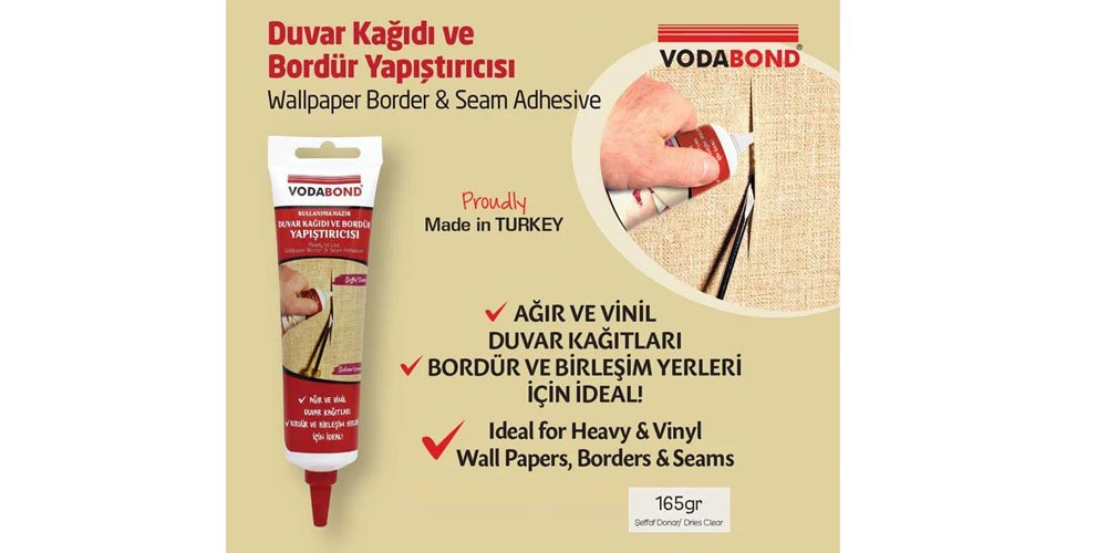 Vodabond Duvar Ve Bordür Yapıştırıcısı 165 gr