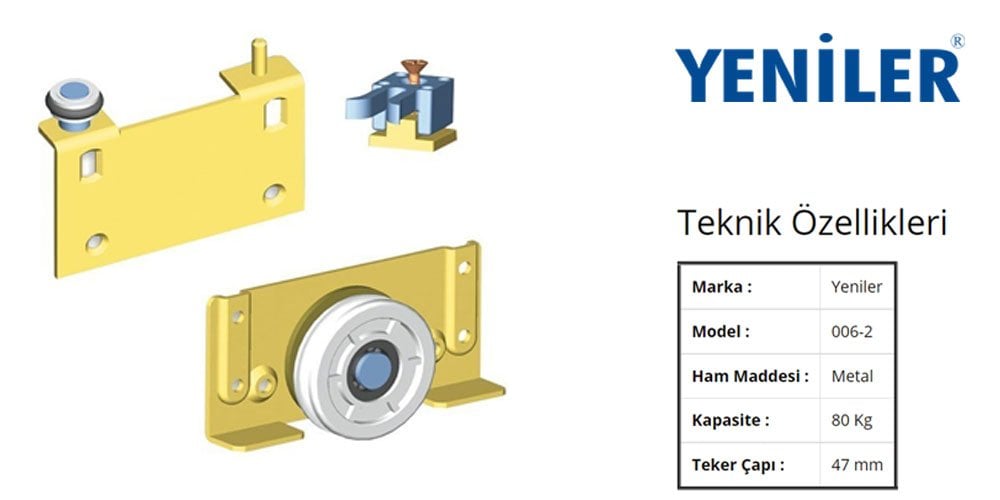 Yeniler 006-2 Sürgü Kapak Mekanizması 80 Kg