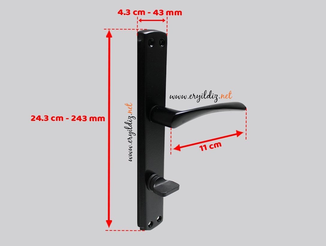 Hira Elif Bravo Matsiyah Aynalı Kapı Kolu Wc Kapısı Er Yıldız hırdavat