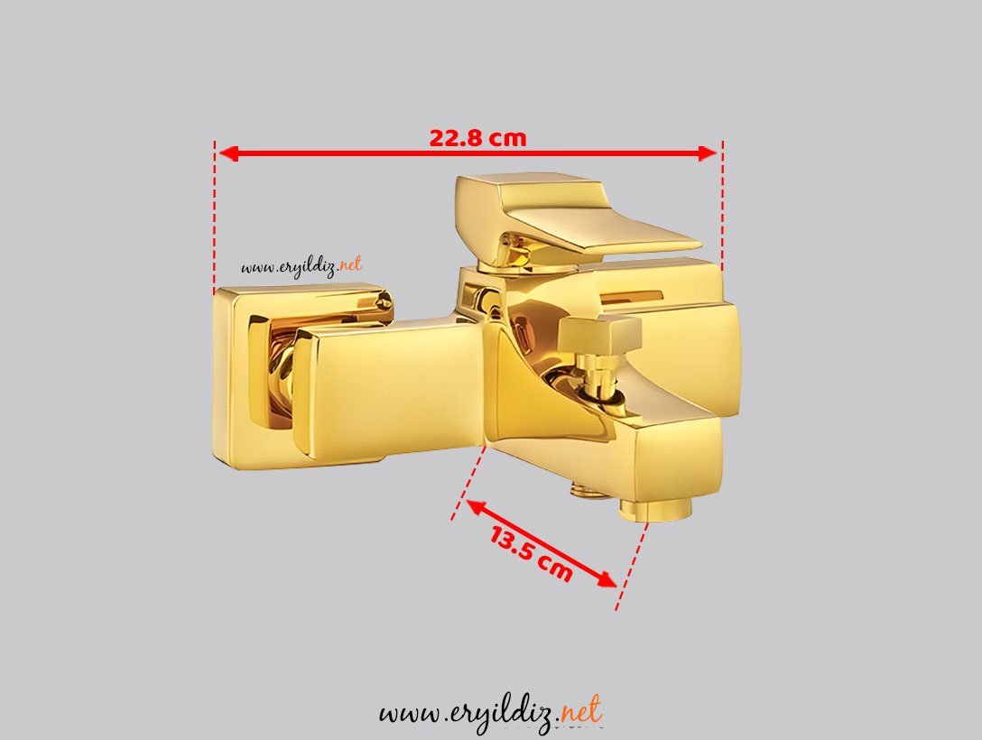 Eca Caro Banyo Bataryası Altın Er Yıldız hırdavat