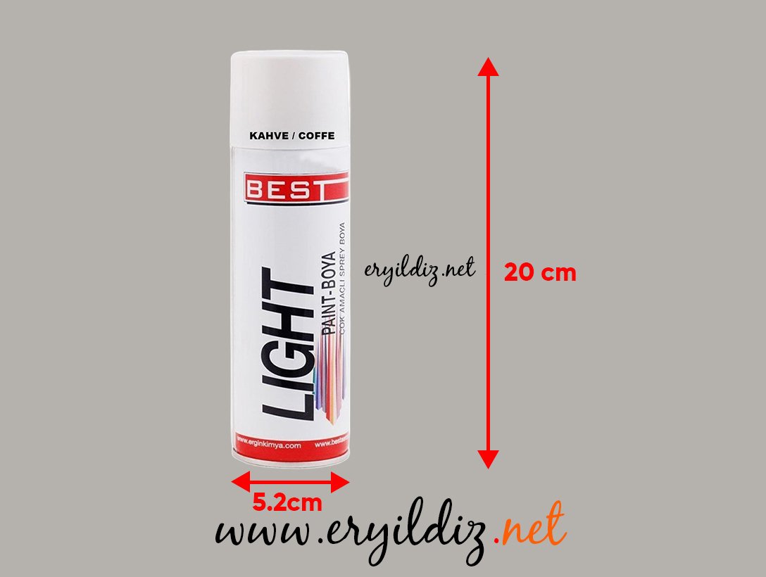 Best Sprey Boya 250 ml Kahve Eryıldız Hırdavat