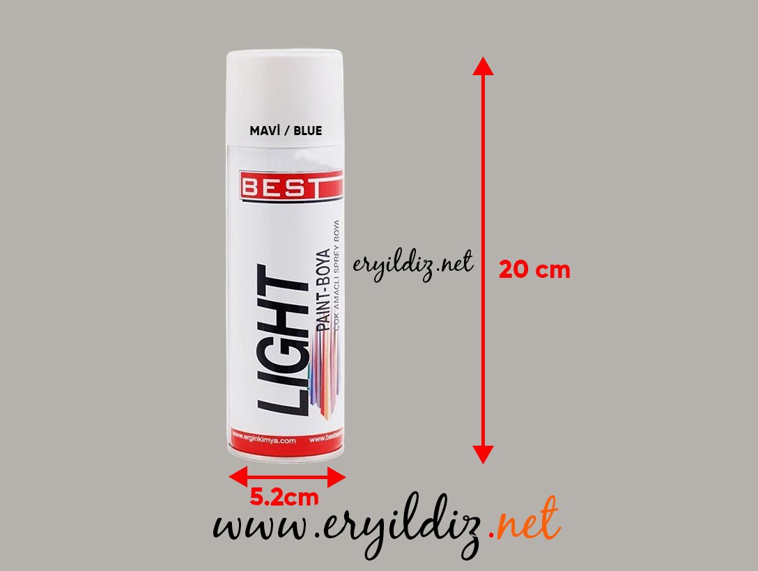 Best Sprey Boya 250 ml Mavi Eryıldız Hırdavat