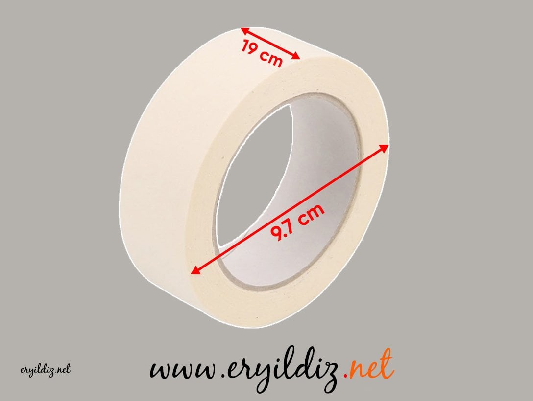 Ceya Maskeleme Bandı 30 Metre 19 mm Eryıldız Hırdavat