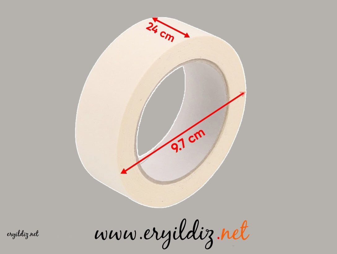 Ceya Maskeleme Bandı 30 Metre 24 mm Eryıldız Hırdavat