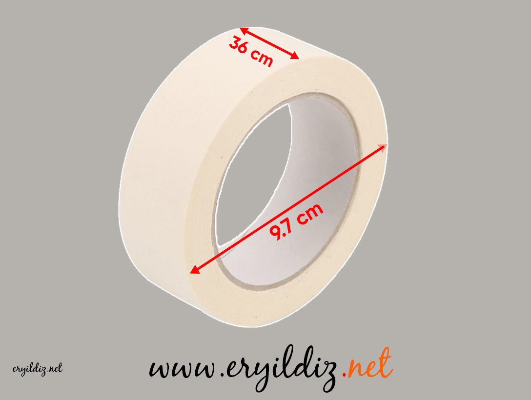Ceya Maskeleme Bandı 30 Metre 36 mm Eryıldız Hırdavat
