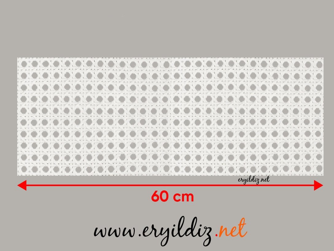 Plastik Beyaz Hasır 60 x 100 cm Eryıldız Hırdavat 