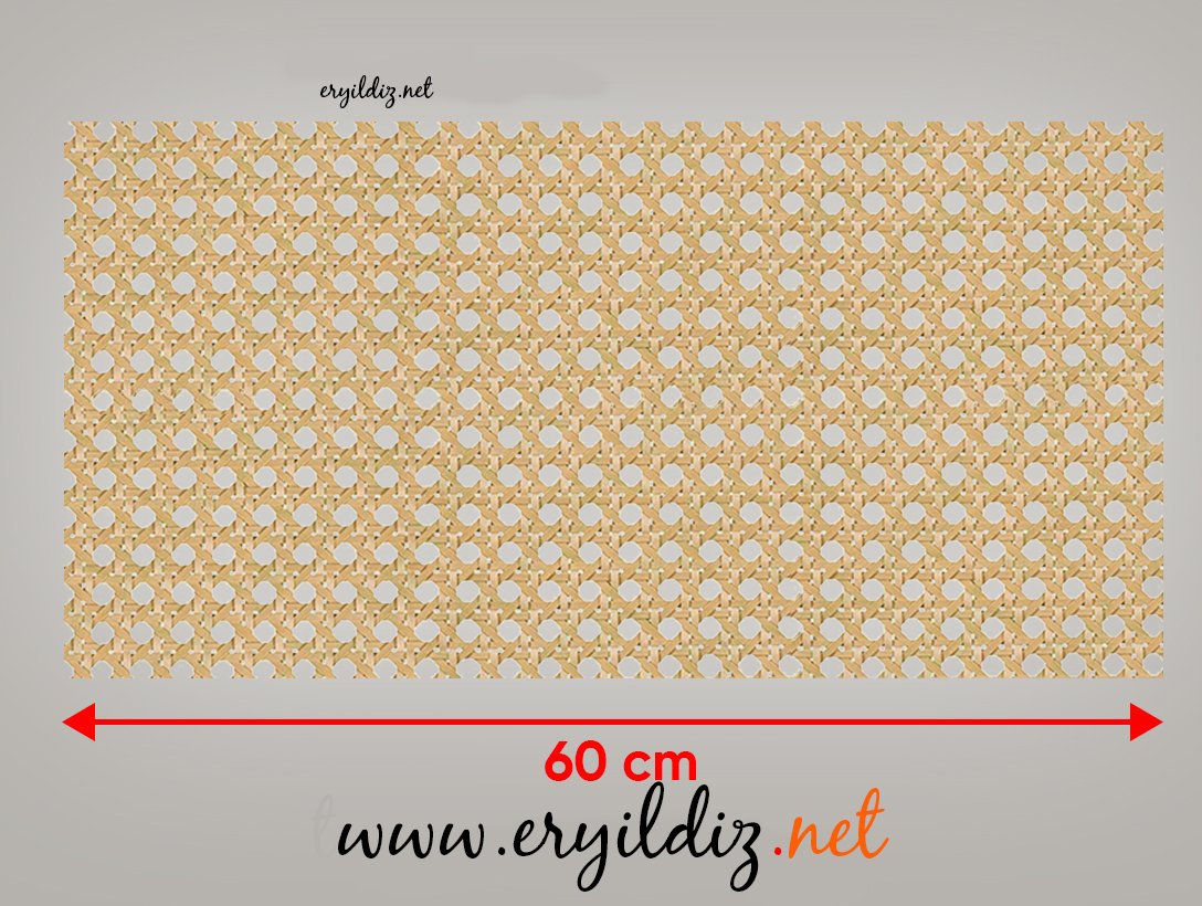 Gözde Plastik Naturel Hasır 60 cm Eninde 1 Metre Uzunluğunda Eryıldız Hırdavat