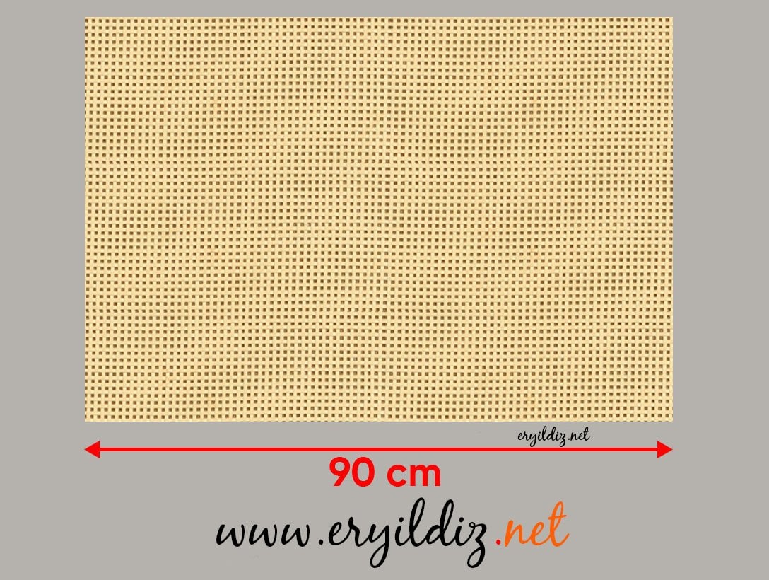 Pvc Plastik (En: 90Cm) Kare Örgülü Hasır 1 Metre Eryıldız Hırdavat