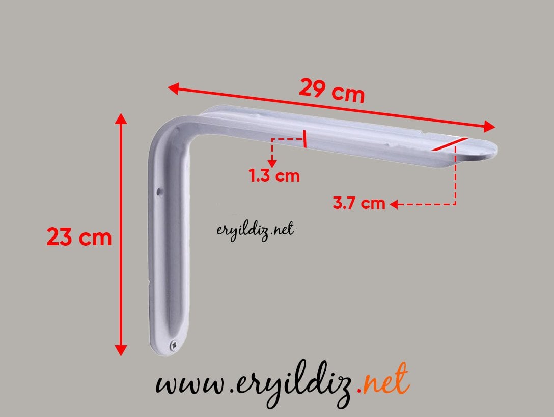 Raf Ayağı Lüx 29 cm Eryıldız Hırdavat