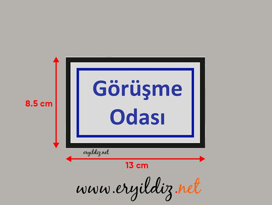 Cemax Yönlendirme İşaretleri Büyük Görüşme Odası Eryıldız Hırdavat