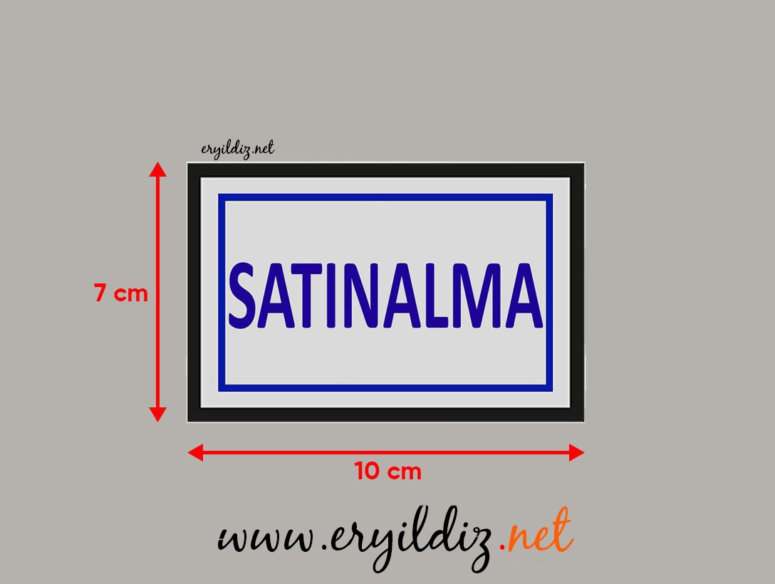 Cemax Yönlendirme İşaretleri Küçük Satın Alma Eryıldız Hırdavat