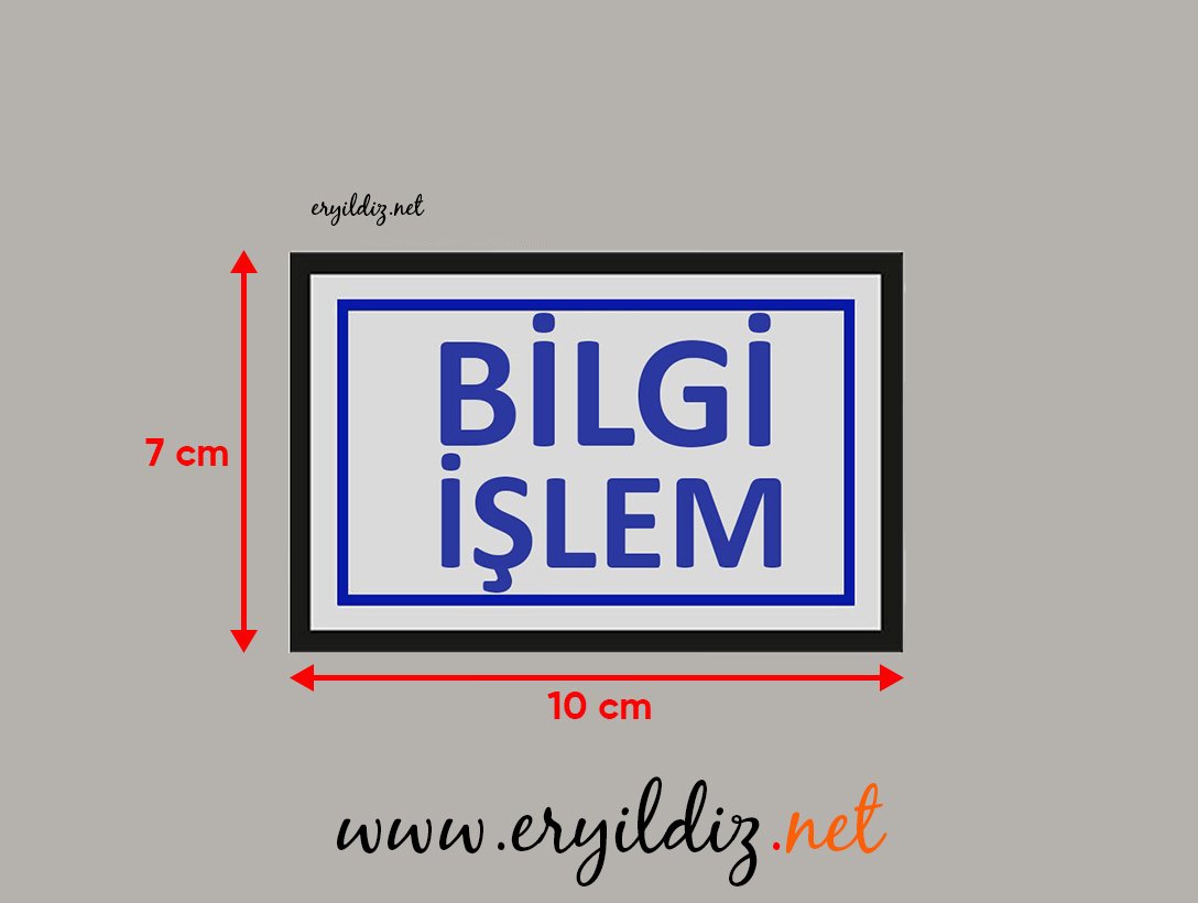 Cemax Yönlendirme İşaretleri Küçük Bilgi İşlem Eryıldız Hırdavat