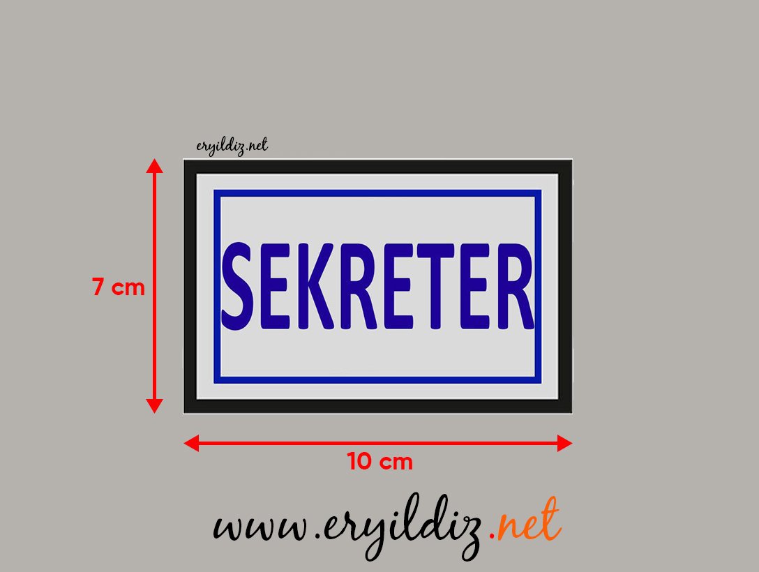 Cemax Yönlendirme İşaretleri Küçük Sekreter Eryıldız Hırdavat