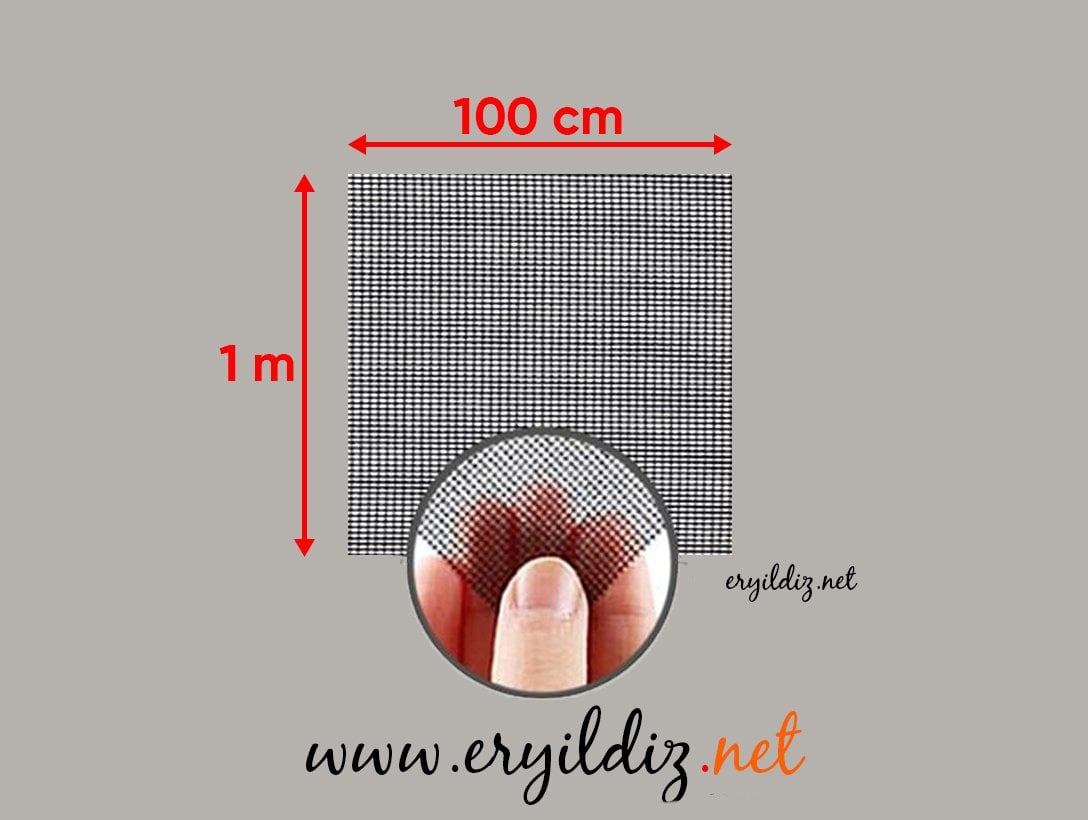 Wonder Sineklik Tülü 100 cm Eninde 1 Metre Boyunda Eryıldız Hırdavat