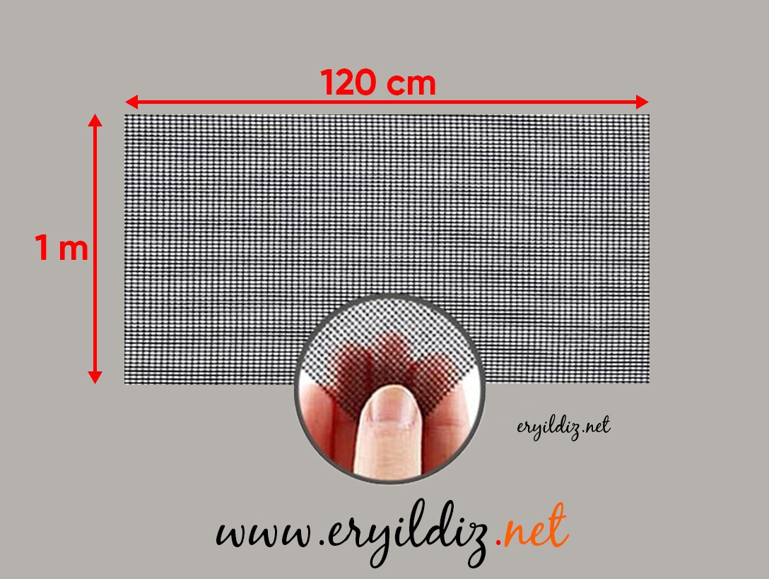Wonder Sineklik Tülü 120 cm Eninde 1 Metre Boyunda Eryıldız Hırdavat