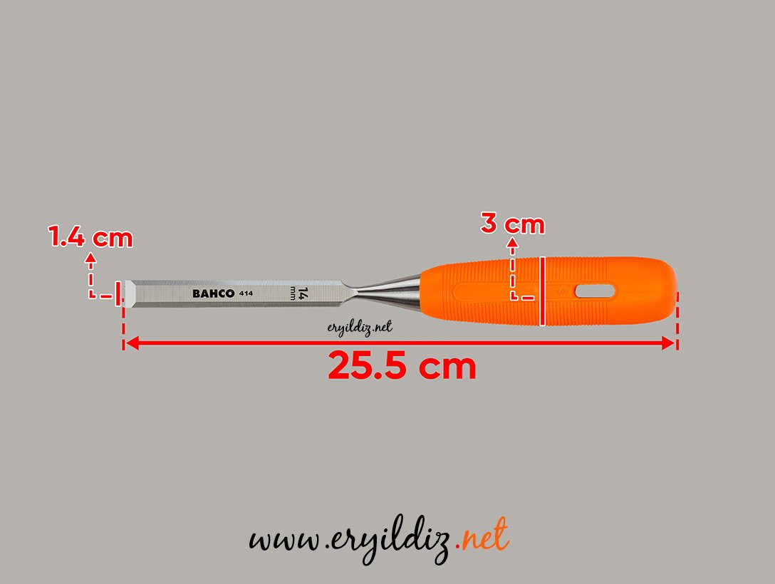 Bahco İskarpela 14 mm Eryıldız Hırdavat
