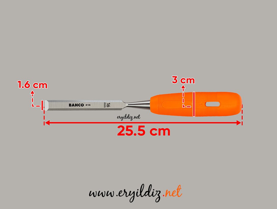 Bahco İskarpela 16 mm Eryıldız Hırdavat