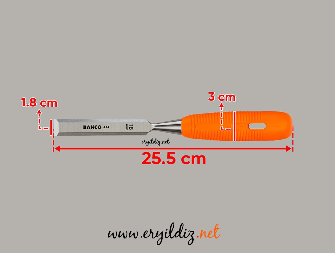 Bahco İskarpela 18 mm Eryıldız Hırdavat