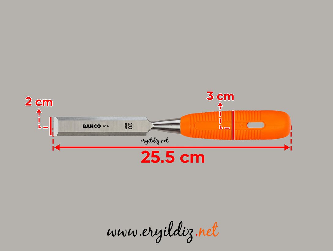 Bahco İskarpela 20 mm Eryıldız Hırdavat