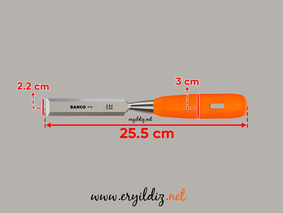 Bahco İskarpela 22 mm Eryıldız Hırdavat