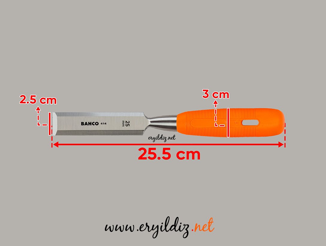 Bahco İskarpela 25 mm Eryıldız Hırdavat