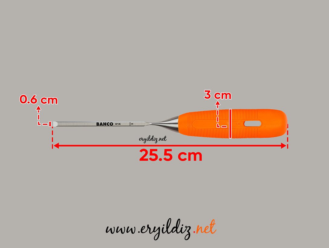 Bahco İskarpela 6 mm Eryıldız Hırdavat
