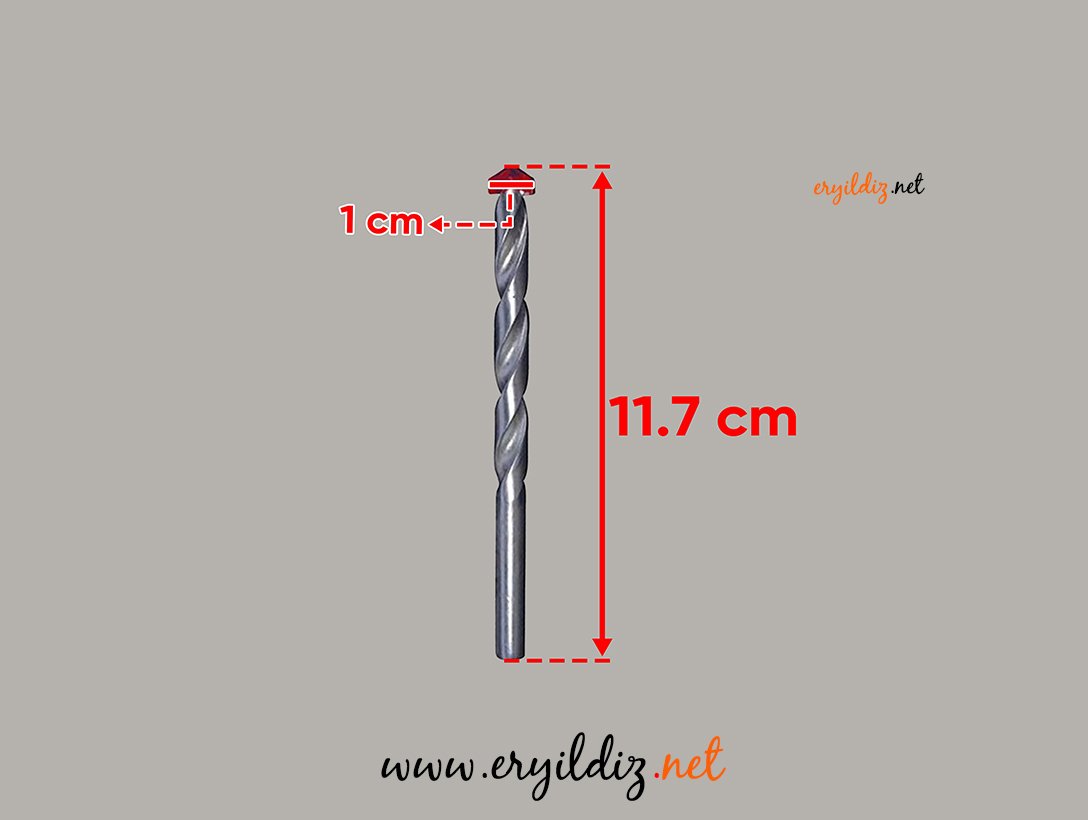 Beton Matkap Ucu 10 mm Eryıldız Hırdavat 