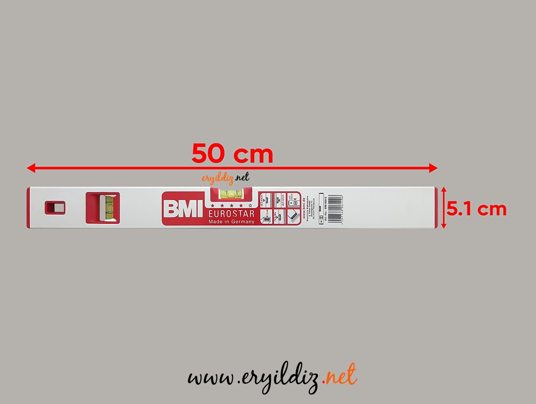 BMI Su Terazisi 50 cm Eryıldız Hırdavat