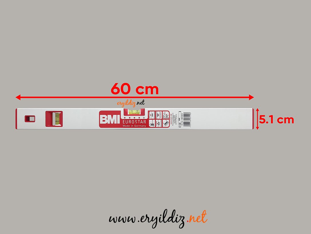BMI Su Terazisi 60 cm Eryıldız Hırdavat