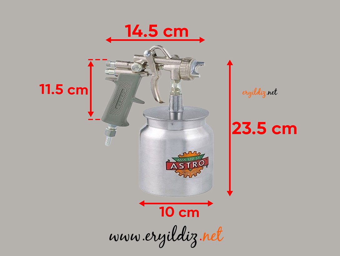 Astro Boya Tabancası 2.5 mm Eryıldız Hırdavat