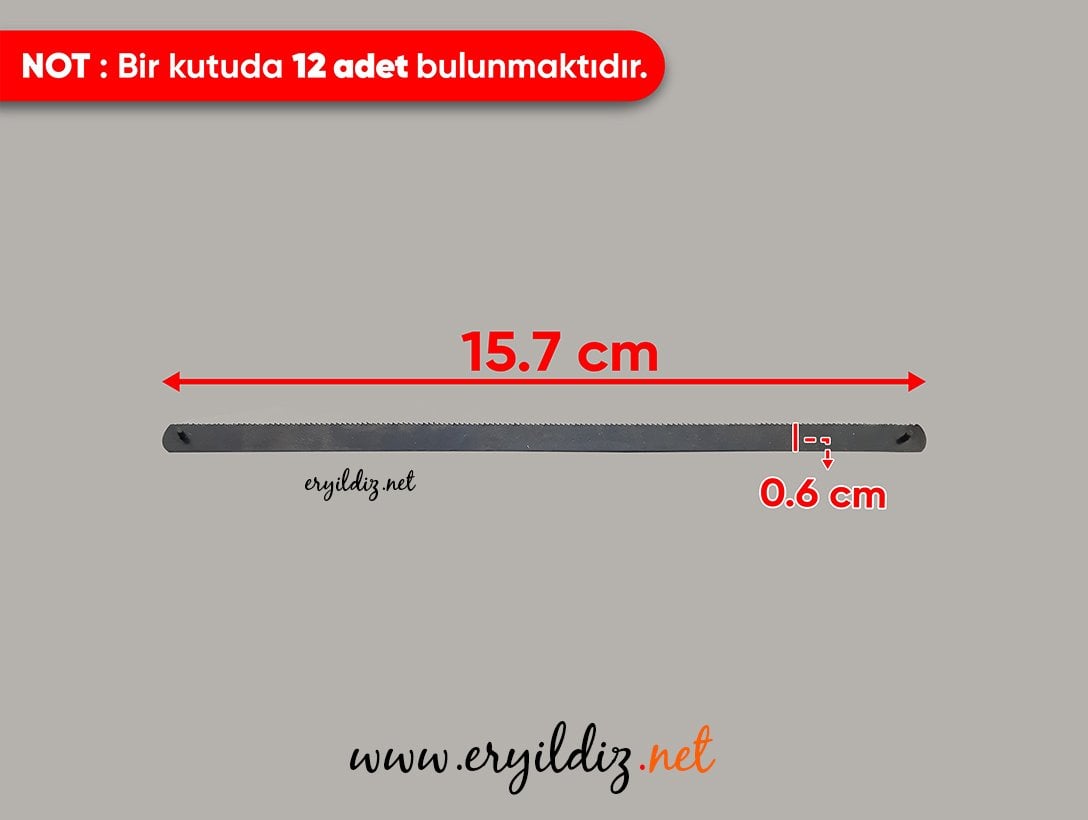 Eltos Pimli Testere Ağızı Eryıldız Hırdavat 
