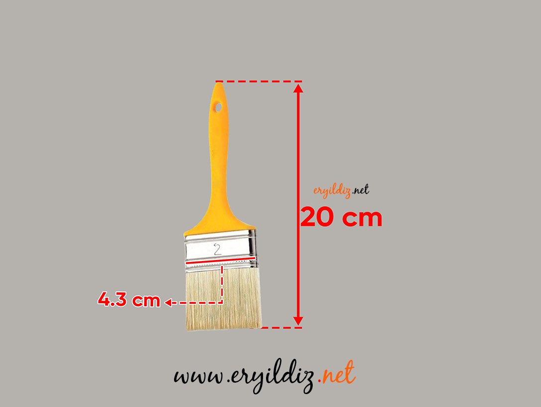 Kaptan Fırça Kestirme No: 2 Numara Eryıldız Hırdavat