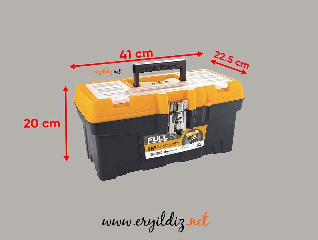 Full Metal Kilitli Takım Çantası 16 Organizer Eryıldız Hırdavat 